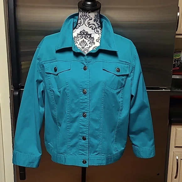 Ruby Rd. Jean Jacket - Picture 1 of 7